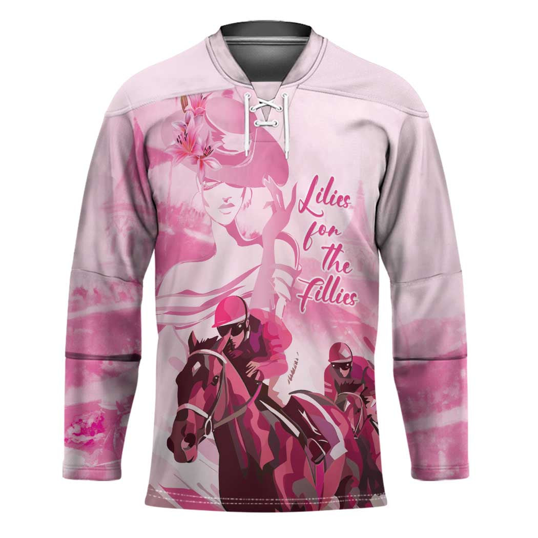 Kentucky Horse Racing Oaks Hockey Jersey Lilies For The Fillies