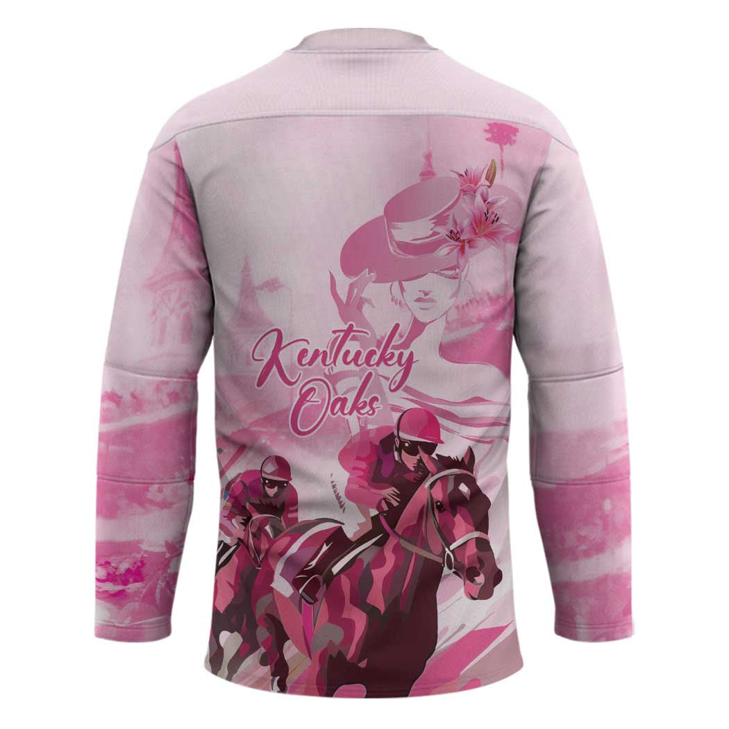Kentucky Horse Racing Oaks Hockey Jersey Lilies For The Fillies