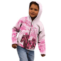 Kentucky Horse Racing Oaks Kid Hoodie Lilies For The Fillies
