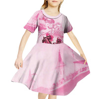Kentucky Horse Racing Oaks Kid Short Sleeve Dress Lilies For The Fillies