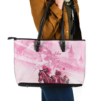 Kentucky Horse Racing Oaks Leather Tote Bag Lilies For The Fillies