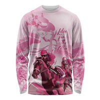 Kentucky Horse Racing Oaks Long Sleeve Shirt Lilies For The Fillies