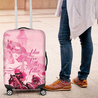 Kentucky Horse Racing Oaks Luggage Cover Lilies For The Fillies