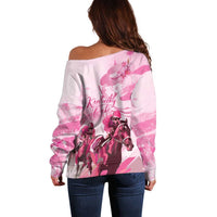 Kentucky Horse Racing Oaks Off Shoulder Sweater Lilies For The Fillies
