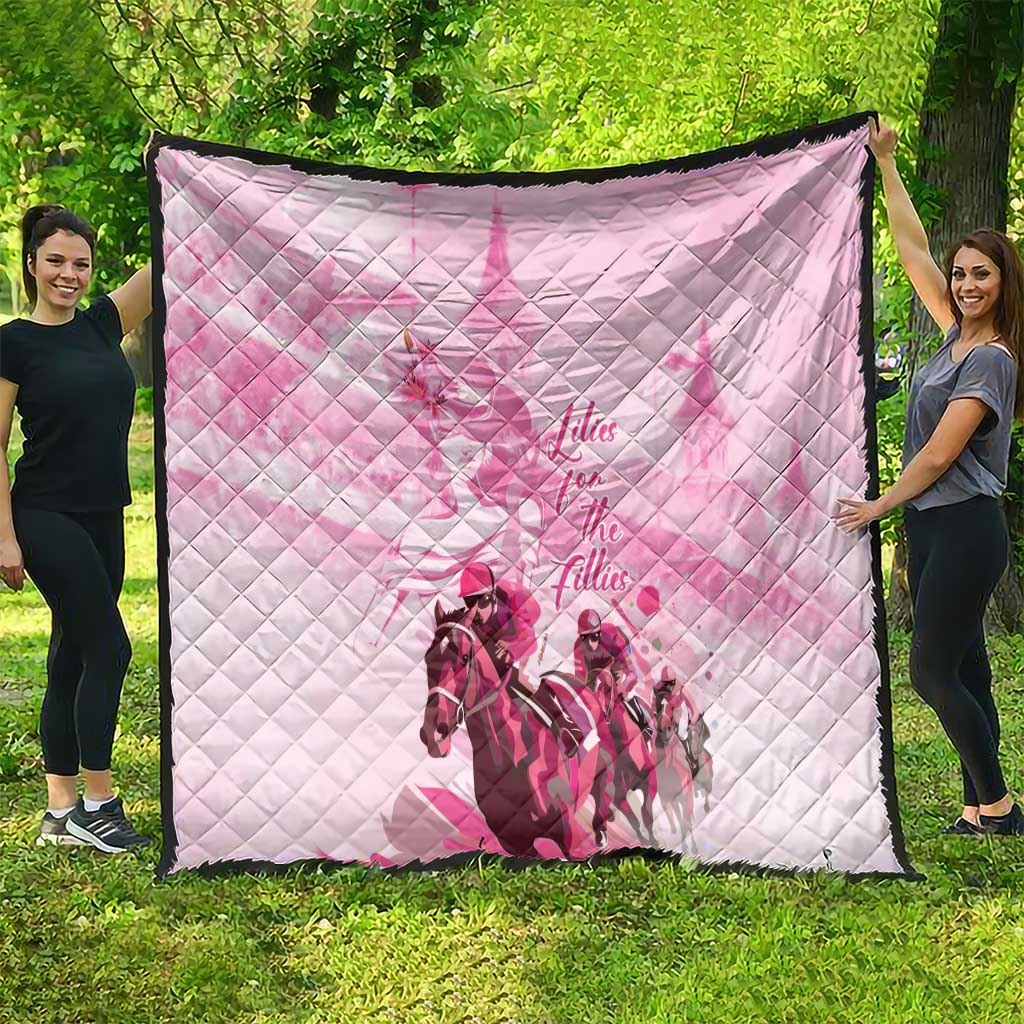 Kentucky Horse Racing Oaks Quilt Lilies For The Fillies