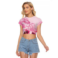 Kentucky Horse Racing Oaks Raglan Cropped T Shirt Lilies For The Fillies
