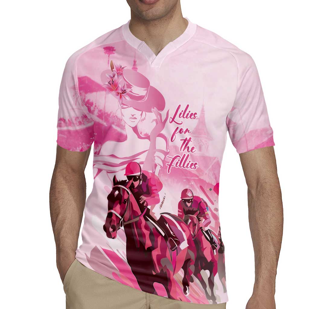 Kentucky Horse Racing Oaks Rugby Jersey Lilies For The Fillies