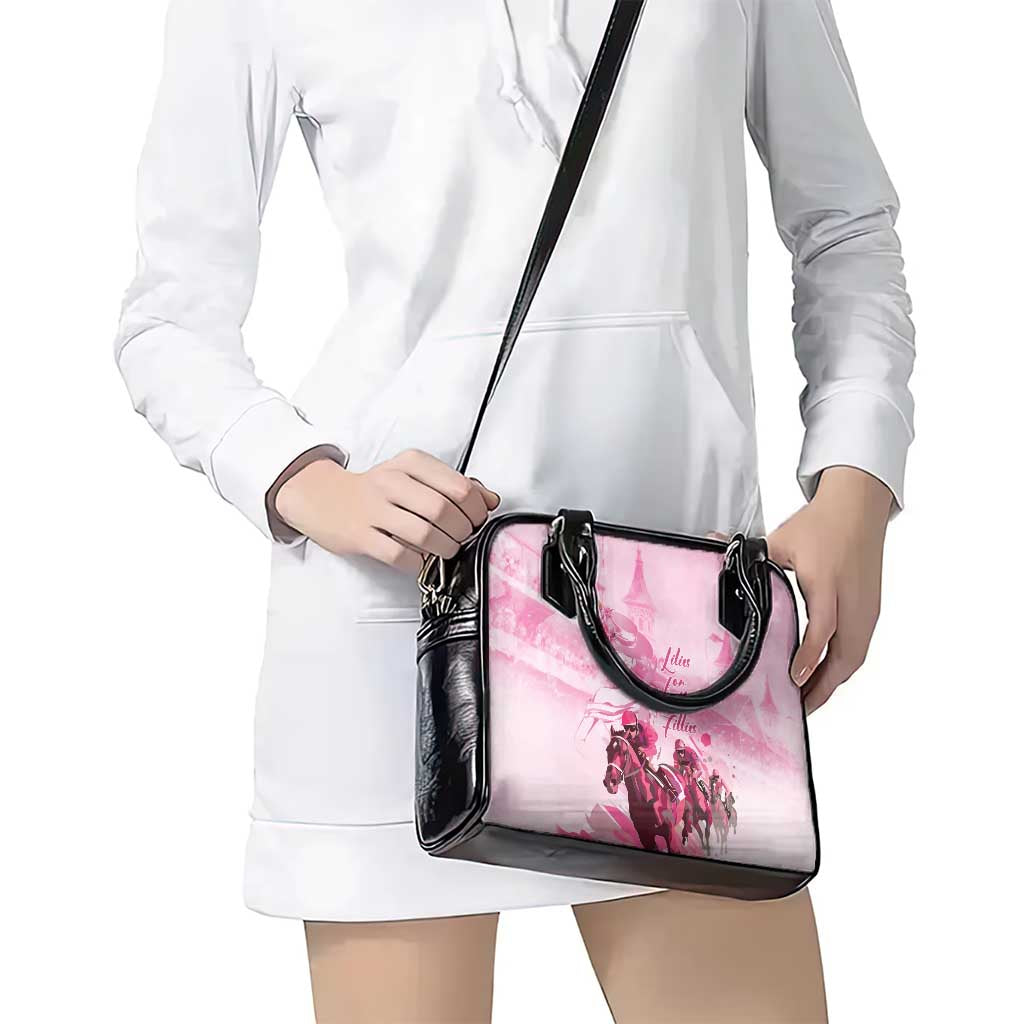 Kentucky Horse Racing Oaks Shoulder Handbag Lilies For The Fillies