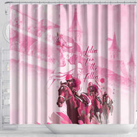 Kentucky Horse Racing Oaks Shower Curtain Lilies For The Fillies