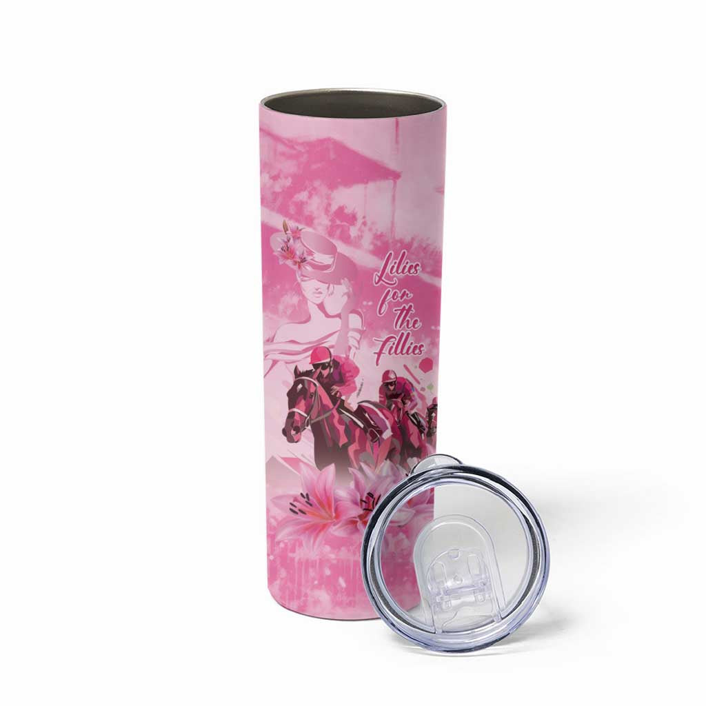 Kentucky Horse Racing Oaks Skinny Tumbler Lilies For The Fillies