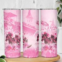 Kentucky Horse Racing Oaks Skinny Tumbler Lilies For The Fillies