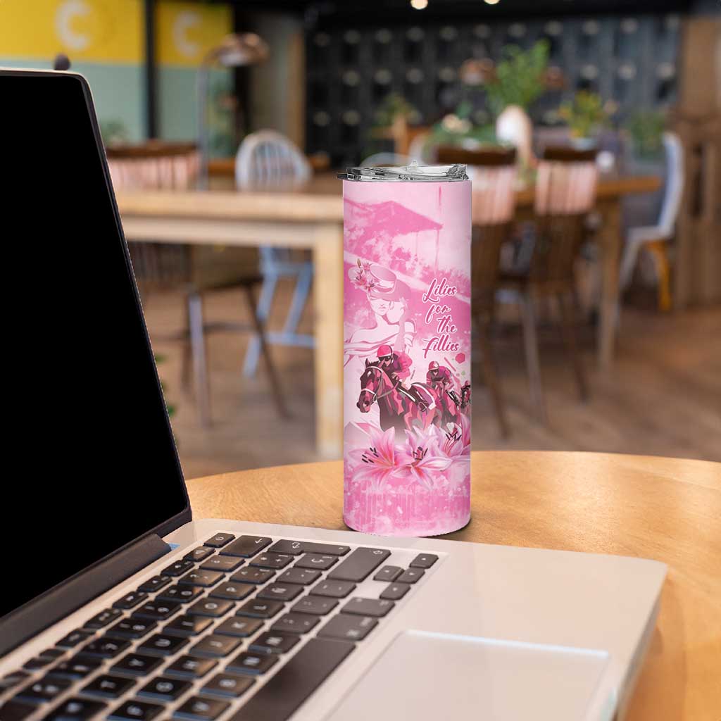 Kentucky Horse Racing Oaks Skinny Tumbler Lilies For The Fillies
