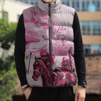Kentucky Horse Racing Oaks Sleeveless Puffer Jacket Lilies For The Fillies