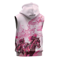 Kentucky Horse Racing Oaks Sleeveless Zip Hoodie Lilies For The Fillies