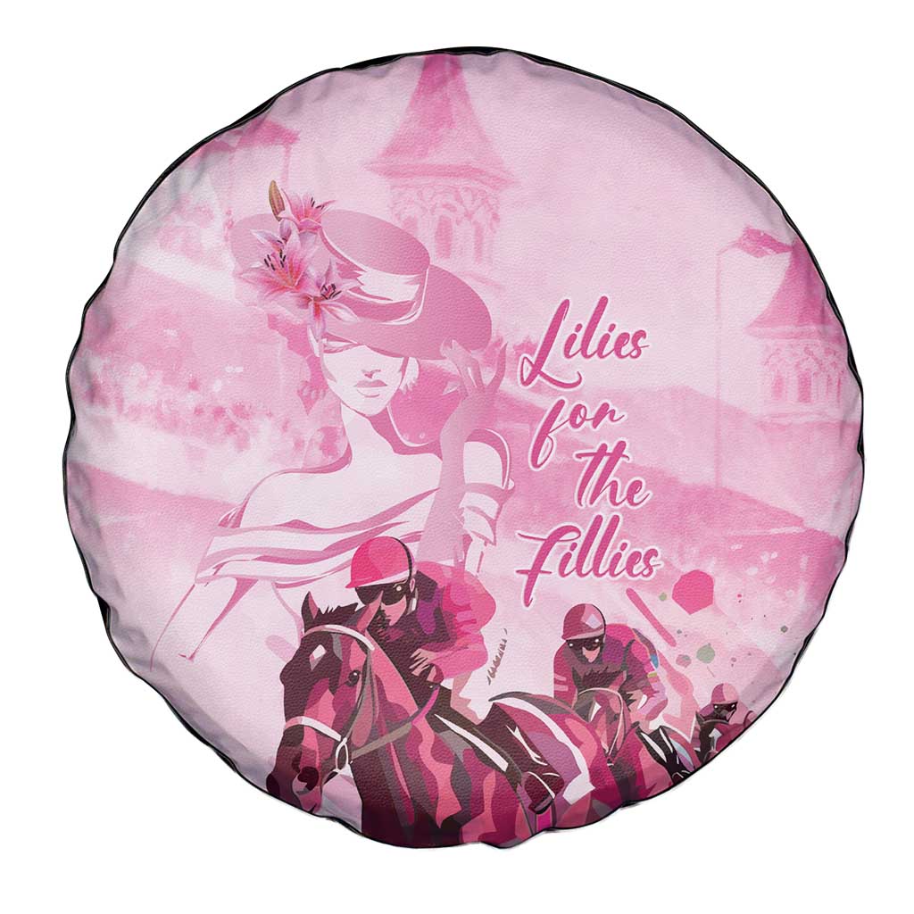 Kentucky Horse Racing Oaks Spare Tire Cover Lilies For The Fillies