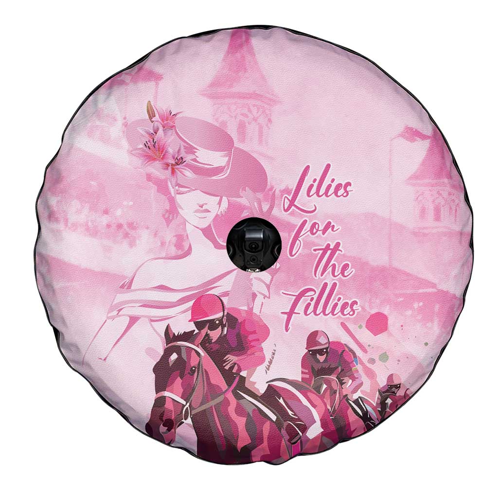 Kentucky Horse Racing Oaks Spare Tire Cover Lilies For The Fillies