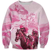 Kentucky Horse Racing Oaks Sweatshirt Lilies For The Fillies