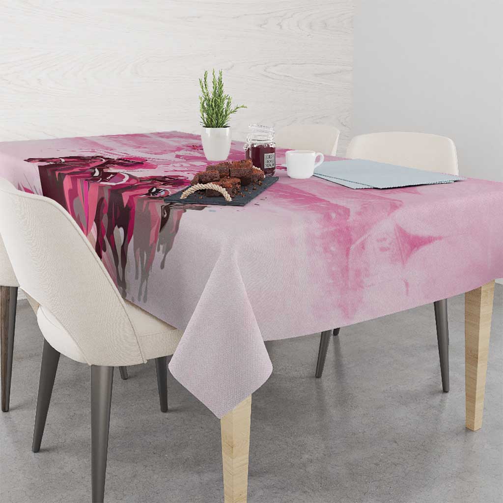 Kentucky Horse Racing Oaks Tablecloth Lilies For The Fillies