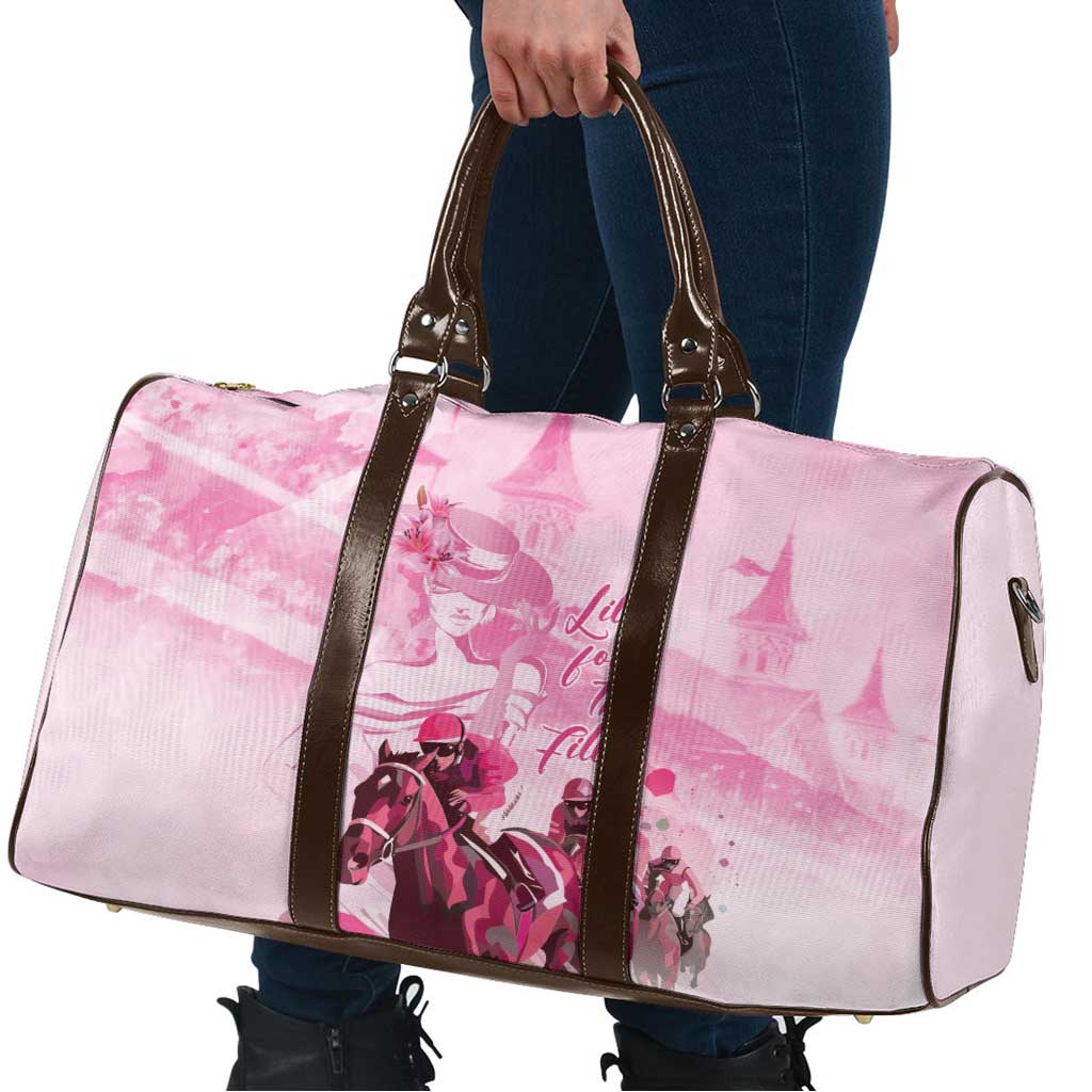 Kentucky Horse Racing Oaks Travel Bag Lilies For The Fillies