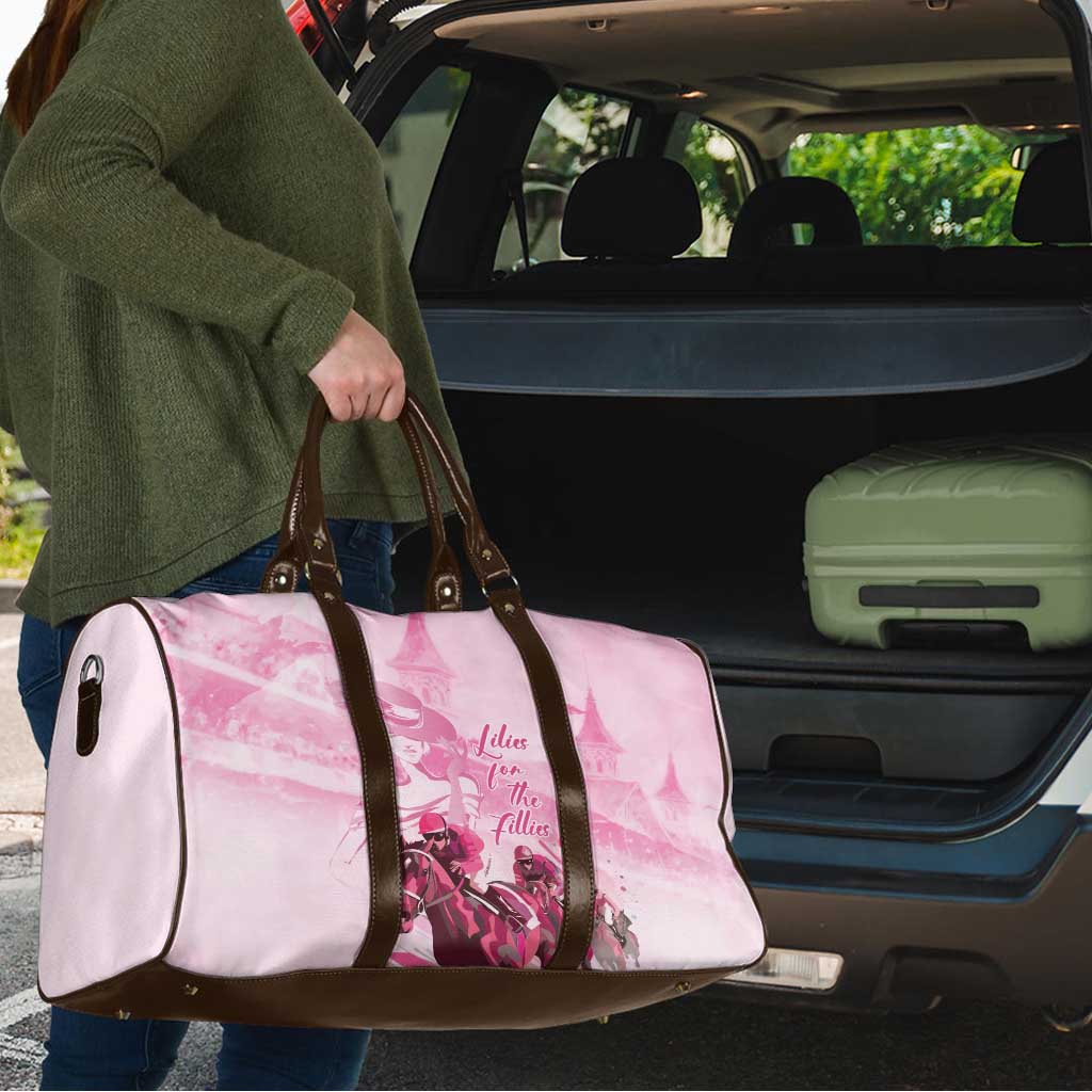 Kentucky Horse Racing Oaks Travel Bag Lilies For The Fillies