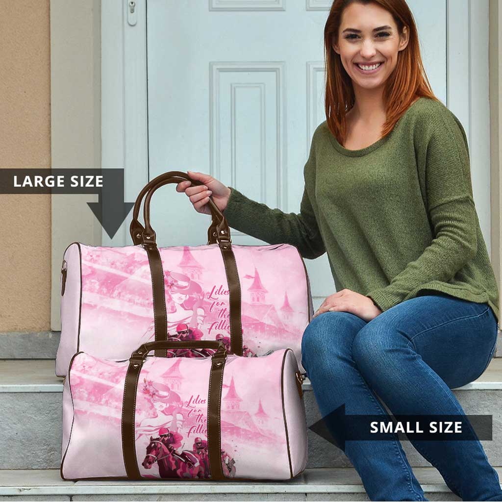 Kentucky Horse Racing Oaks Travel Bag Lilies For The Fillies