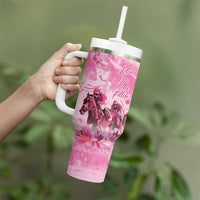 Kentucky Horse Racing Oaks Tumbler With Handle Lilies For The Fillies