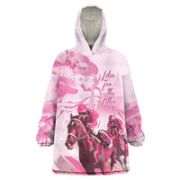 Kentucky Horse Racing Oaks Wearable Blanket Hoodie Lilies For The Fillies