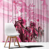 Kentucky Horse Racing Oaks Window Curtain Lilies For The Fillies