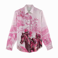 Kentucky Horse Racing Oaks Women Casual Shirt Lilies For The Fillies