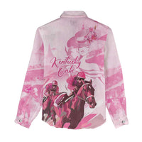 Kentucky Horse Racing Oaks Women Casual Shirt Lilies For The Fillies