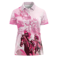 Kentucky Horse Racing Oaks Women Polo Shirt Lilies For The Fillies