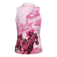 Kentucky Horse Racing Oaks Women Sleeveless Polo Shirt Lilies For The Fillies