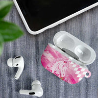 Kentucky Horse Racing Oaks Personalized AirPods Case Filly Lily Flowers Pink Out