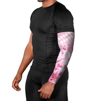 Kentucky Horse Racing Oaks Personalized Arm Sleeves Filly Lily Flowers Pink Out