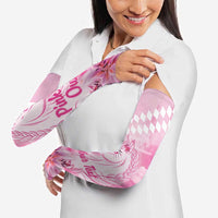 Kentucky Horse Racing Oaks Personalized Arm Sleeves Filly Lily Flowers Pink Out