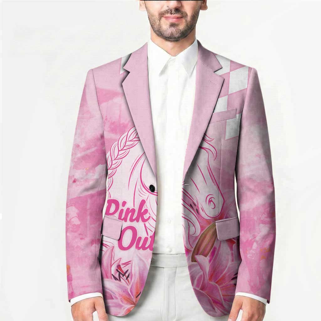 Kentucky Horse Racing Oaks Personalized Blazer Filly Lily Flowers Pink Out