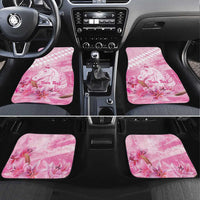 Kentucky Horse Racing Oaks Personalized Car Mats Filly Lily Flowers Pink Out
