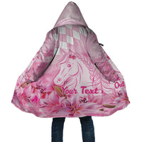 Kentucky Horse Racing Oaks Personalized Cloak Filly Lily Flowers Pink Out