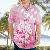 Kentucky Horse Racing Oaks Personalized Hawaiian Shirt Filly Lily Flowers Pink Out