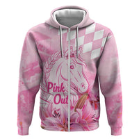 Kentucky Horse Racing Oaks Personalized Hoodie Filly Lily Flowers Pink Out