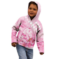 Kentucky Horse Racing Oaks Personalized Kid Hoodie Filly Lily Flowers Pink Out