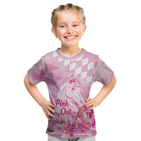 Kentucky Horse Racing Oaks Personalized Kid T Shirt Filly Lily Flowers Pink Out