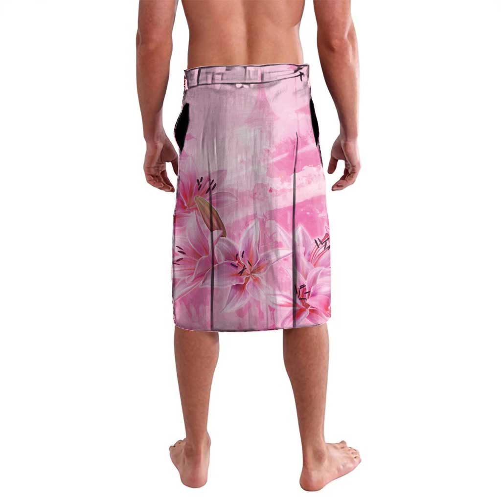 Kentucky Horse Racing Oaks Personalized Lavalava Filly Lily Flowers Pink Out