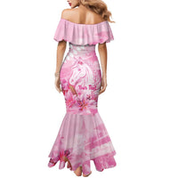Kentucky Horse Racing Oaks Personalized Mermaid Dress Filly Lily Flowers Pink Out
