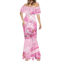 Kentucky Horse Racing Oaks Personalized Mermaid Dress Filly Lily Flowers Pink Out