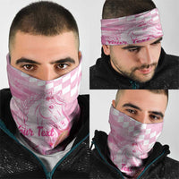 Kentucky Horse Racing Oaks Personalized Neck Gaiter Filly Lily Flowers Pink Out