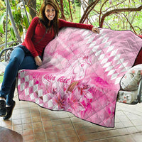 Kentucky Horse Racing Oaks Personalized Quilt Filly Lily Flowers Pink Out