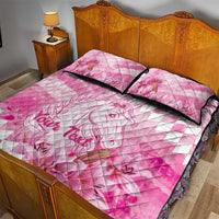 Kentucky Horse Racing Oaks Personalized Quilt Bed Set Filly Lily Flowers Pink Out