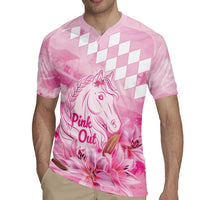 Kentucky Horse Racing Oaks Personalized Rugby Jersey Filly Lily Flowers Pink Out