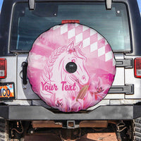 Kentucky Horse Racing Oaks Personalized Spare Tire Cover Filly Lily Flowers Pink Out